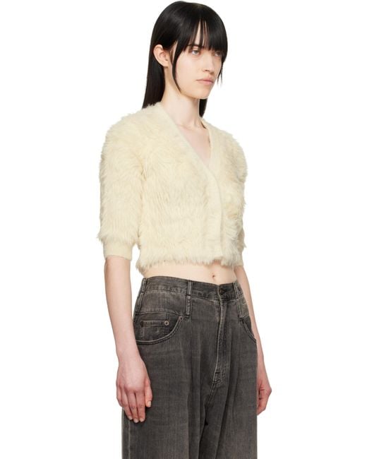 R13 Black Off- Balloon Cardigan