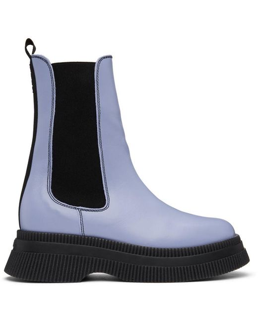 Ganni Creepers Chelsea Boots | Lyst
