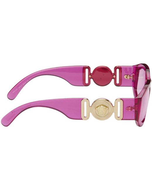Versace Pink Medusa biggie Sunglasses