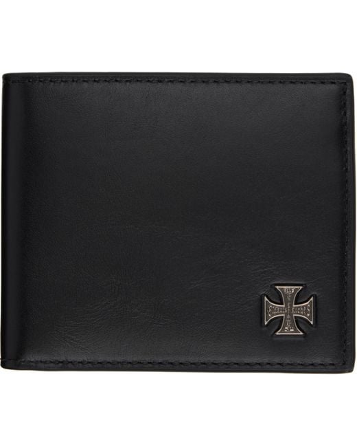 Portefeuille Noir À Ferrure De Croix À Logo Enfants Riches Deprimes pour homme en coloris Black