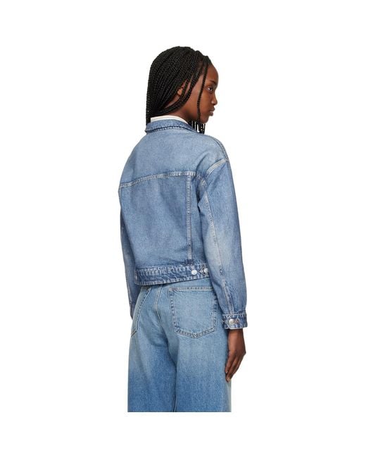 Rag & Bone Blue Miramar Trucker Jacket