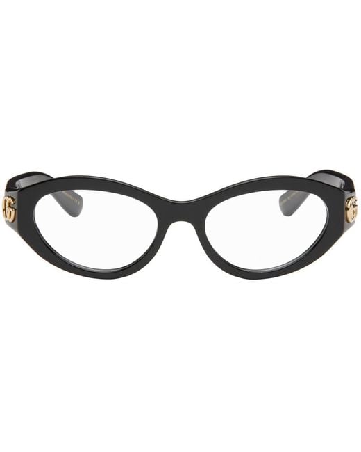 Gucci Black Cat-eye Glasses for men