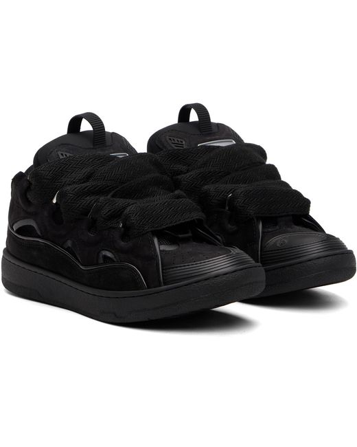 Lanvin Black Curb Sneakers for men