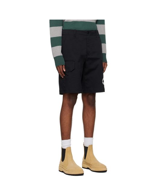 Moschino Black Loop Shorts for men