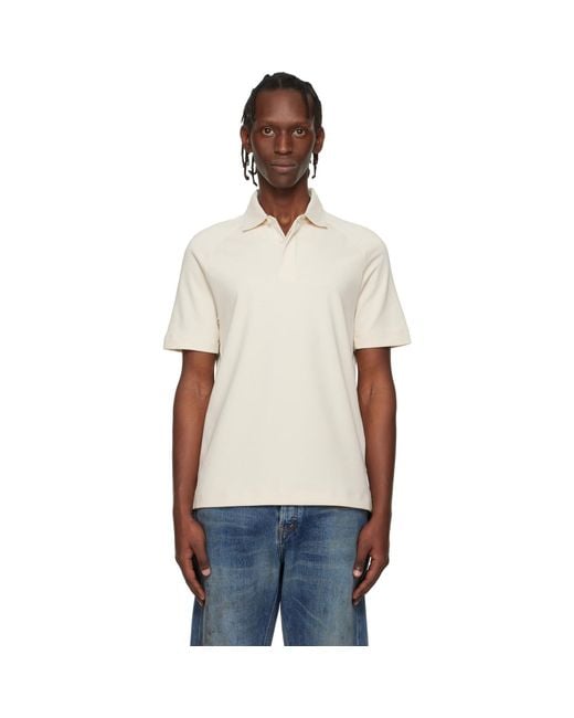 Boss Blue Off- Raglan Polo for men