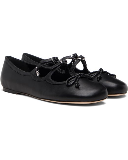 Marc Jacobs Black 'The Kiki' Ballerina Flats