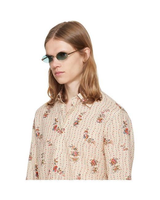Cartier Black 'Panthère De Sunglasses for men