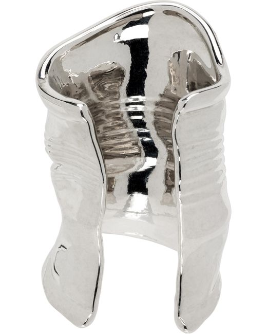 Jean Paul Gaultier White Distorted Can Bracelet