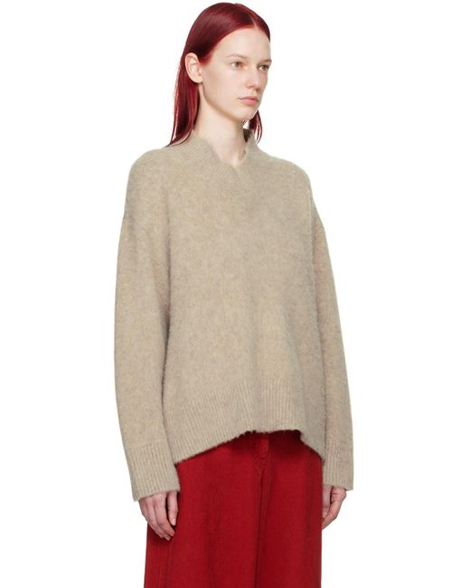 The Row Red Fayette Sweater