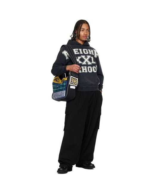 Neighborhood Metallic Newspaper Mod Bag for men