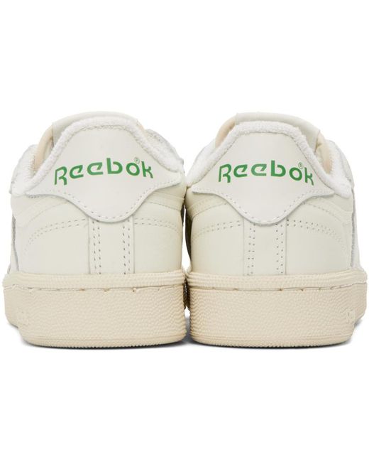 Reebok Black Off-white Club C 85 Vintage Sneakers