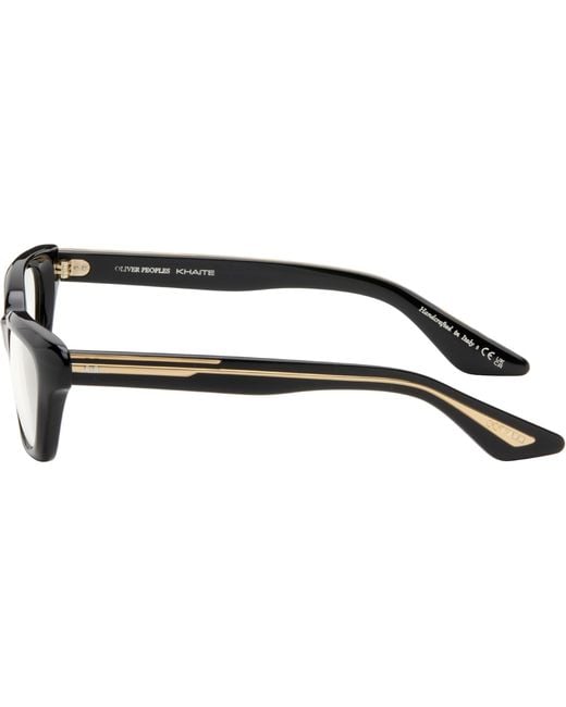 Khaite Black Oliver Peoples Edition 1983C Light Glasses