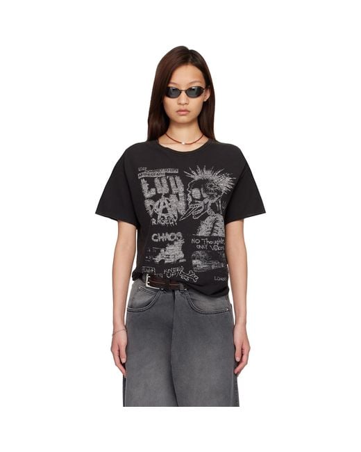 Lu'u Dan Black Thrash T-Shirt