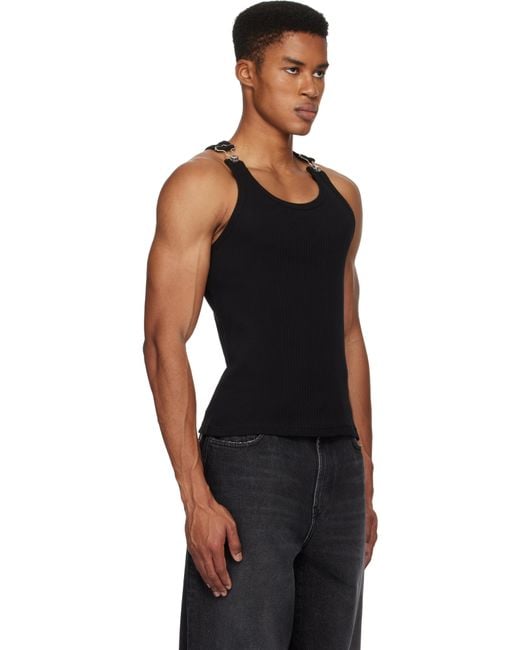 メンズ Jean Paul Gaultier ブラック The Straps タンクトップ Black