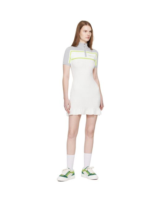 Casablanca Black Tennis Polo Minidress
