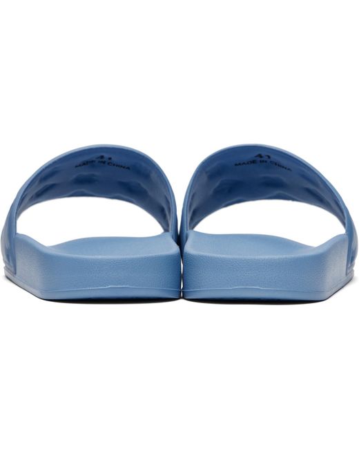 DSquared² Black Embossed-Logo Slides for men