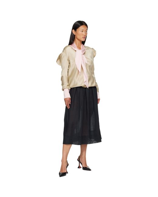 Kiko Kostadinov Natural Evelyn Blouse