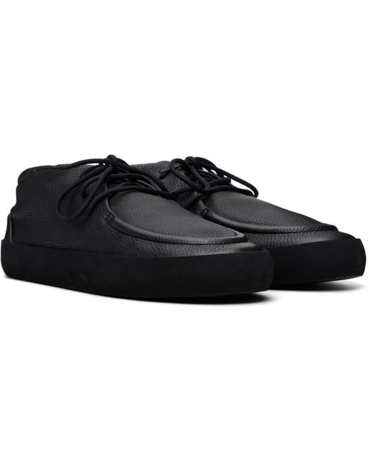 MARSELL Gomme Black Guarnello Leather Derbys for men