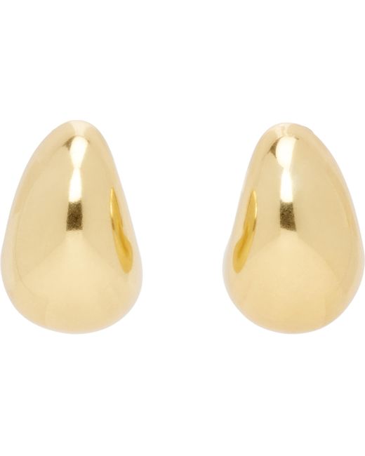 Max Mara Black Logo Lobe Clip-On Earrings