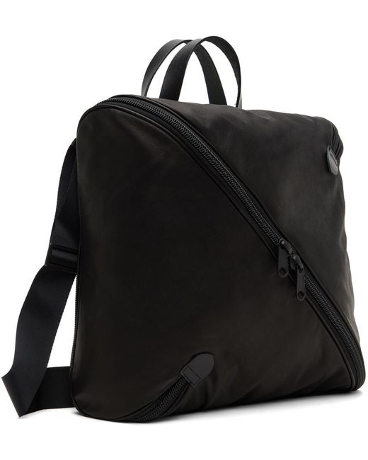 Yohji Yamamoto Black S Fastener Bag for men