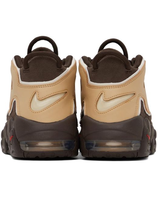 Nike Black Brown Air More Uptempo '96 Sneakers for men