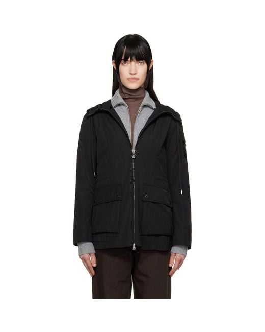 Moncler Black Leandro Hooded Jacket