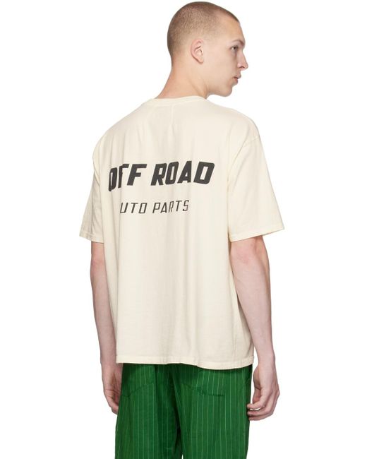 Rhude Multicolor Ssense Exclusive Off-white T-shirt for men