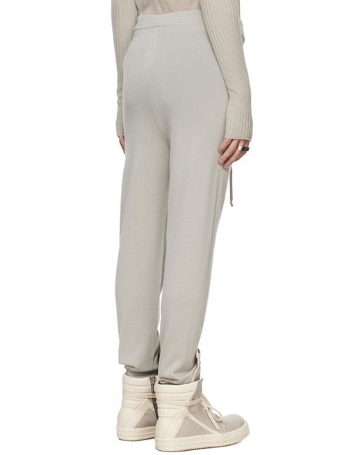 Rick Owens Multicolor Off-white Drawstring Sweatpants for men