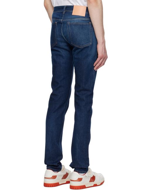 Acne Blue North Jeans for men