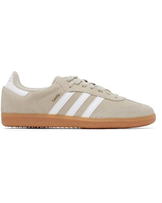 Adidas Originals Gray Samba Og Sneakers for men