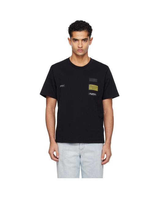 MM6 by Maison Margiela Black Label Patch T-Shirt for men