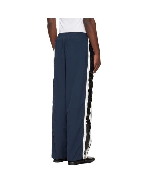Vetements Blue Taped Track Pants for men