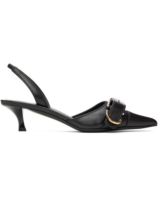 Chaussures à petit talon noires à bride arrière et à ferrure voyou Givenchy en coloris Black