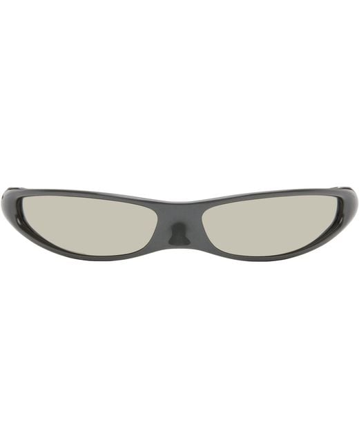 Balenciaga Black Mirrored Sunglasses for men