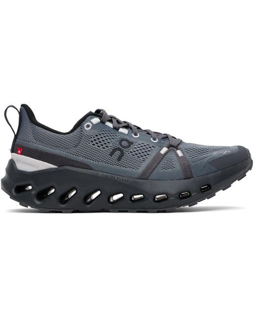 On Shoes Black Cloudsurfer Trail Sneakers for men