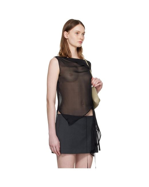 Paloma Wool Black Sato Top