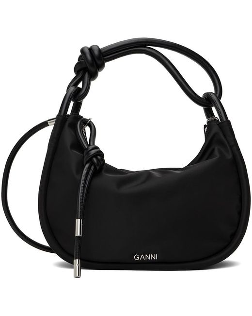 Ganni Black Knot Bag