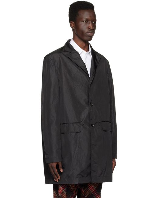 424 Black Notched Lapel Jacket for men