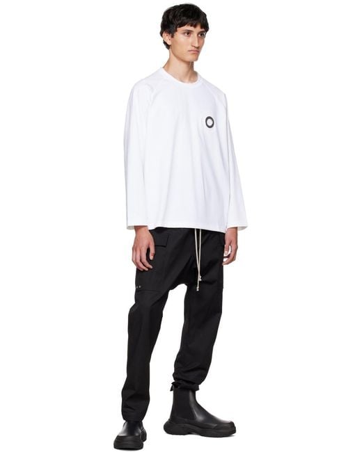 T-Shirt À Manches Longues Blanc À Œillet Craig Green pour homme en coloris White