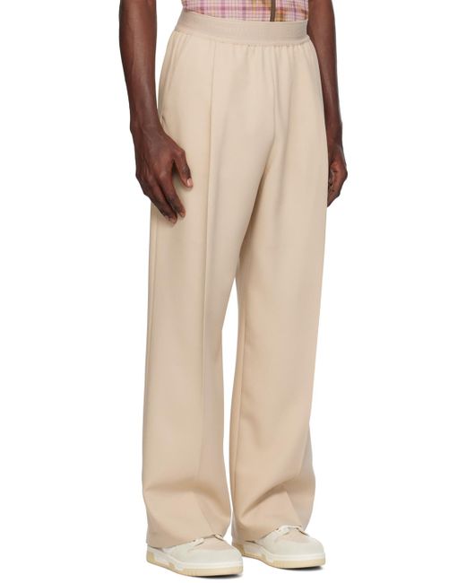Stockholm Surfboard Club Natural Relaxed-Fit Trousers for men
