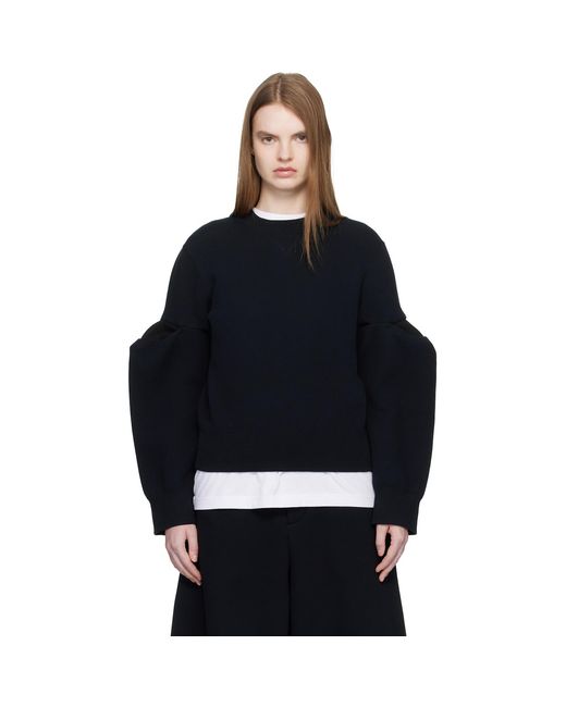 Sacai Blue Sponge Sweat Pullover Sweatshirt