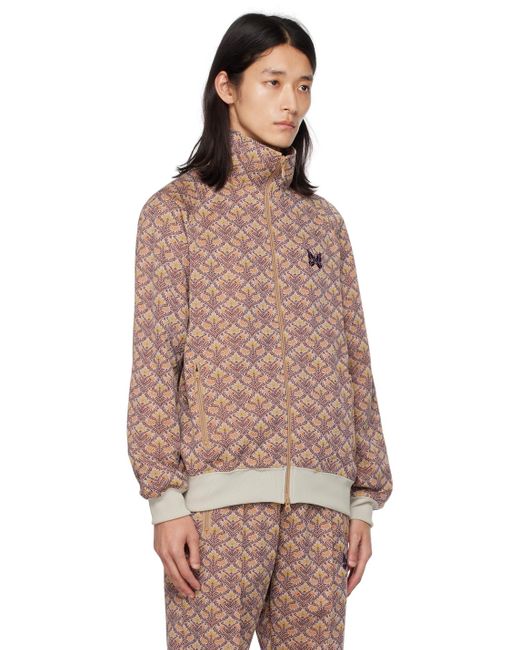 Needles Multicolor Beige Jacquard Jacket for men