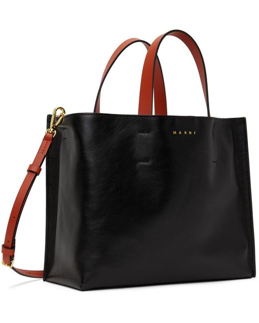 Marni Black Museo Soft Small Tote