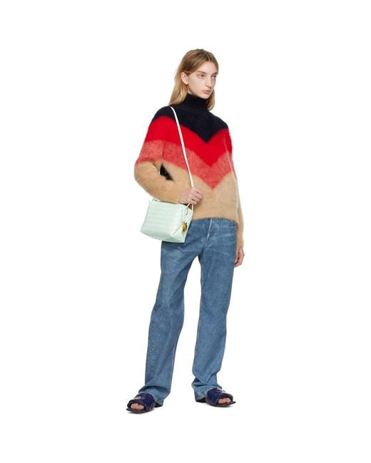 Bottega Veneta Green Small Loop Camera Bag