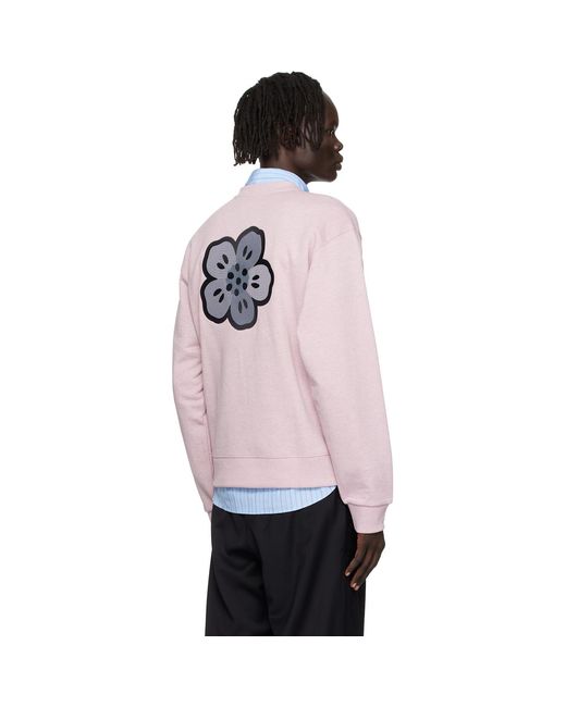 Pull Molletonné À Logos Brodés KENZO pour homme en coloris Black
