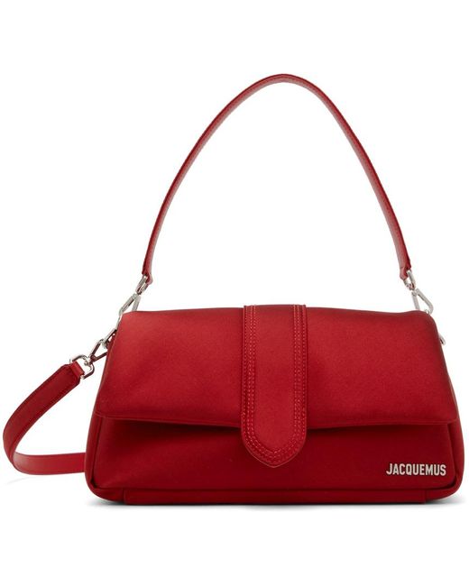 Jacquemus Red Le Petit Bambimou Nylon Shoulder Bag