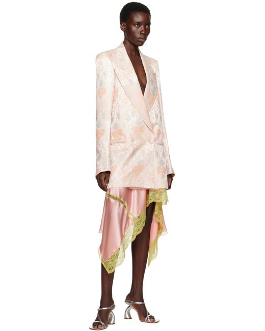 Dries Van Noten Black Jacquard Blazer