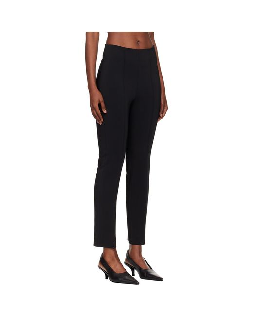 Rohe Black Cigarette Leg Trousers