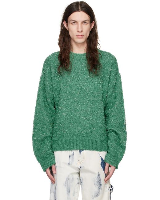 ANDERSSON BELL Green Murdeira Sweater for men