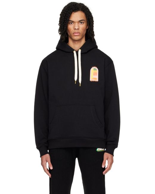 Casablanca Black Gradient L'arche Hoodie for men